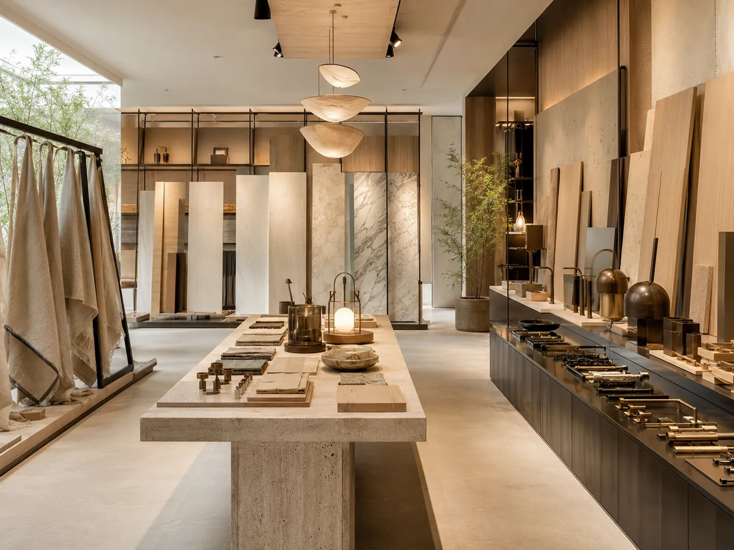 Curated material sourcing library in Foshan, China